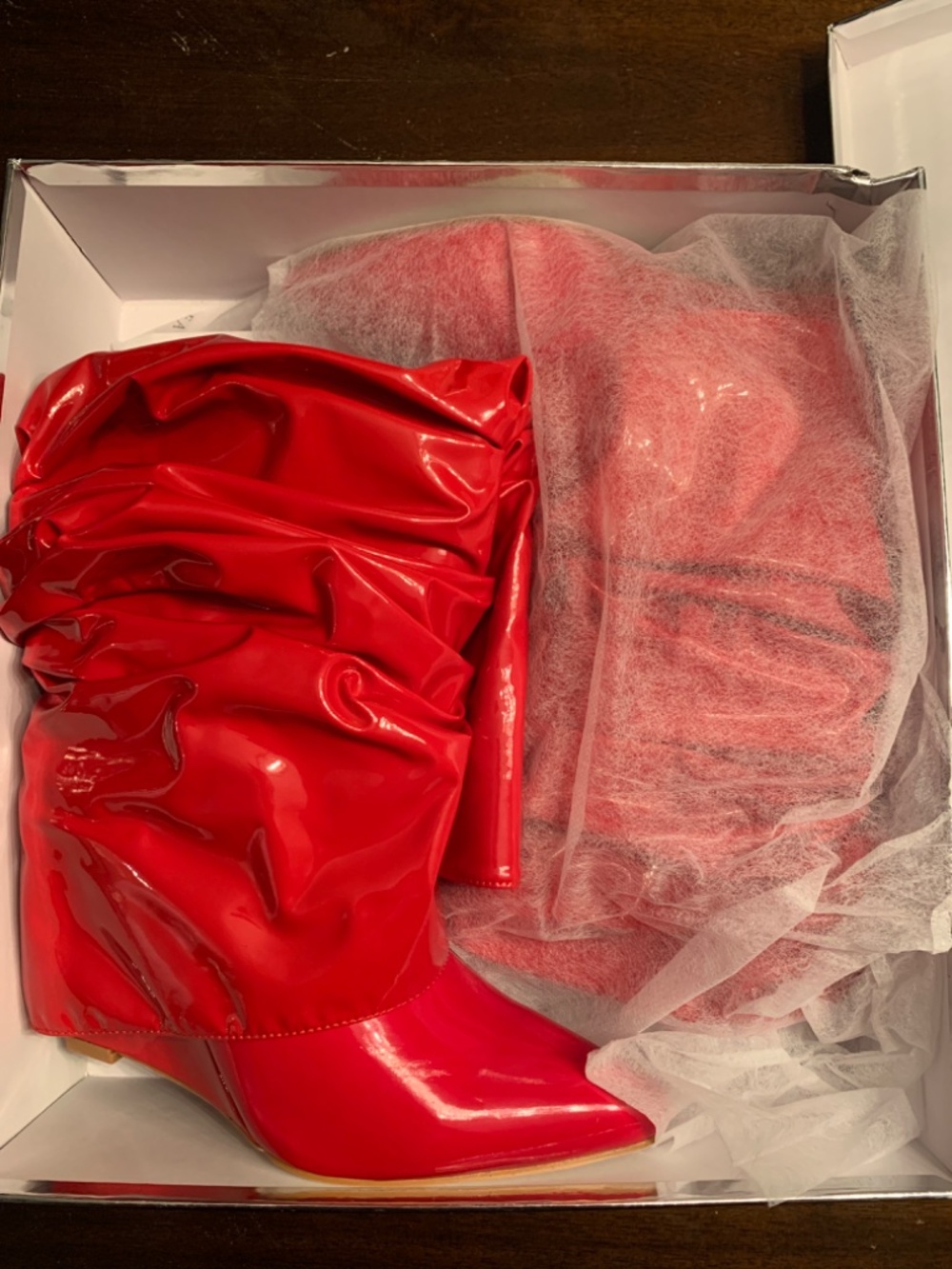 Azalea Wang Sid-Red Heels Size 8 - Picture 5 of 6
